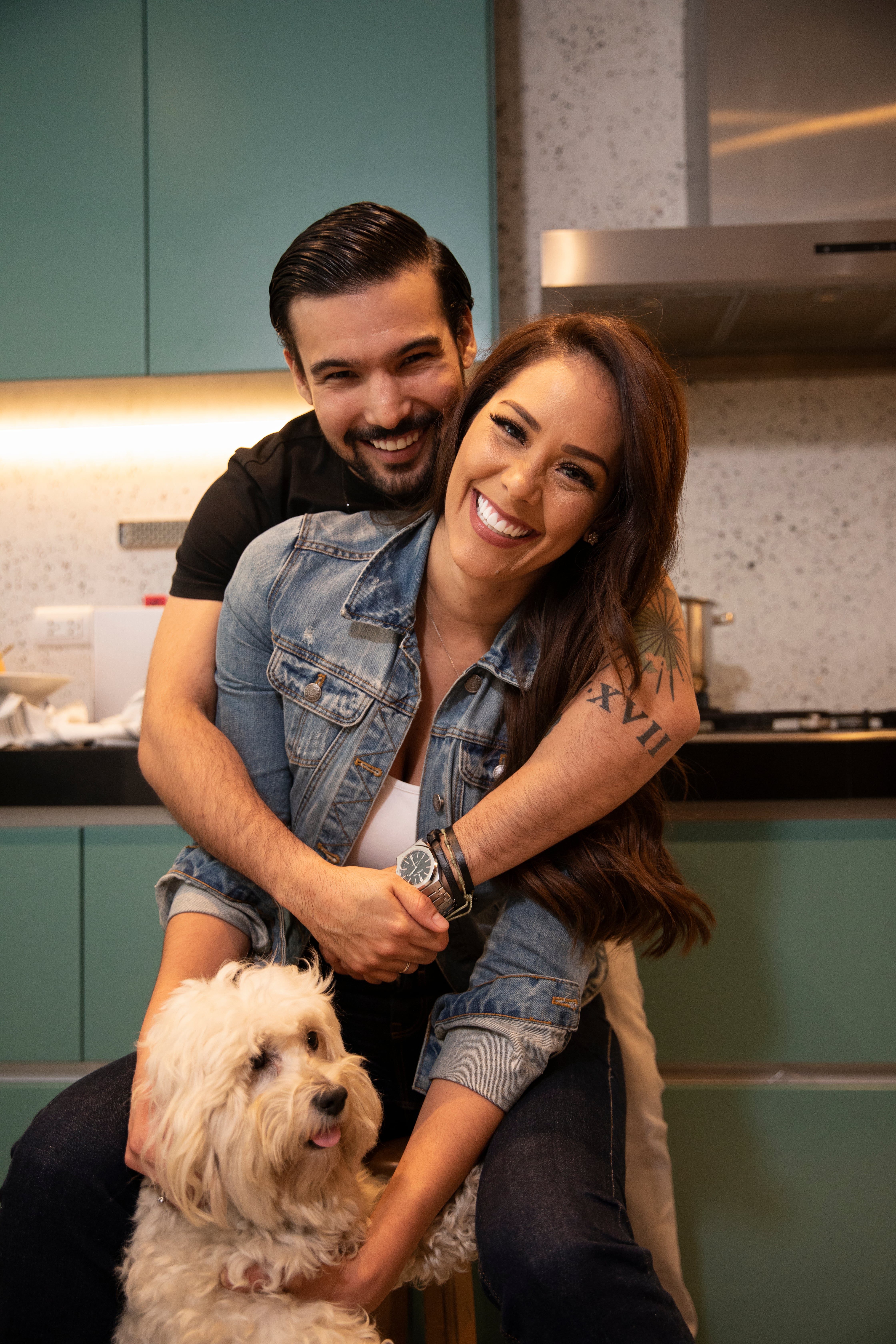 Karen Schwarz y Ezio Oliva
