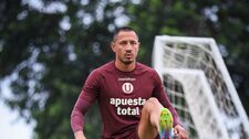 Gianluca Lapadula tuvo su primer entrenamiento con Universitario