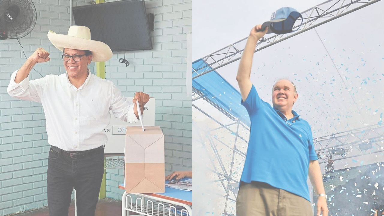 Roberto Sánchez y Rafael López Aliaga son los candidatos que buscan pasar a segunda vuelta.