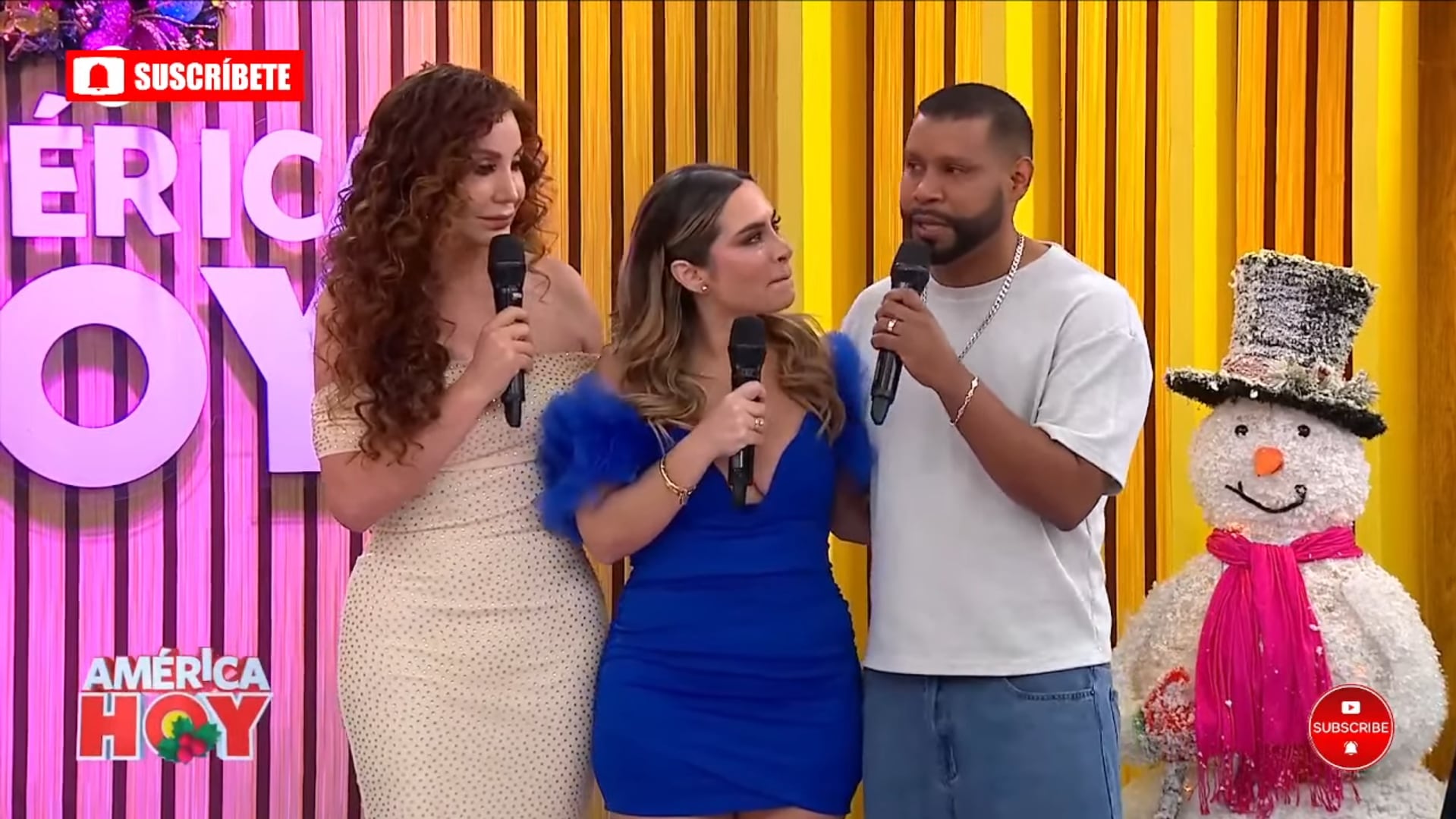 El conductor termina llorando en vivo. (Fuente: América TV)