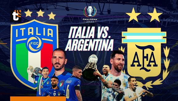 Italia vs. Argentina: apuestas, horarios y dónde ver para ver la Finalissima 2022