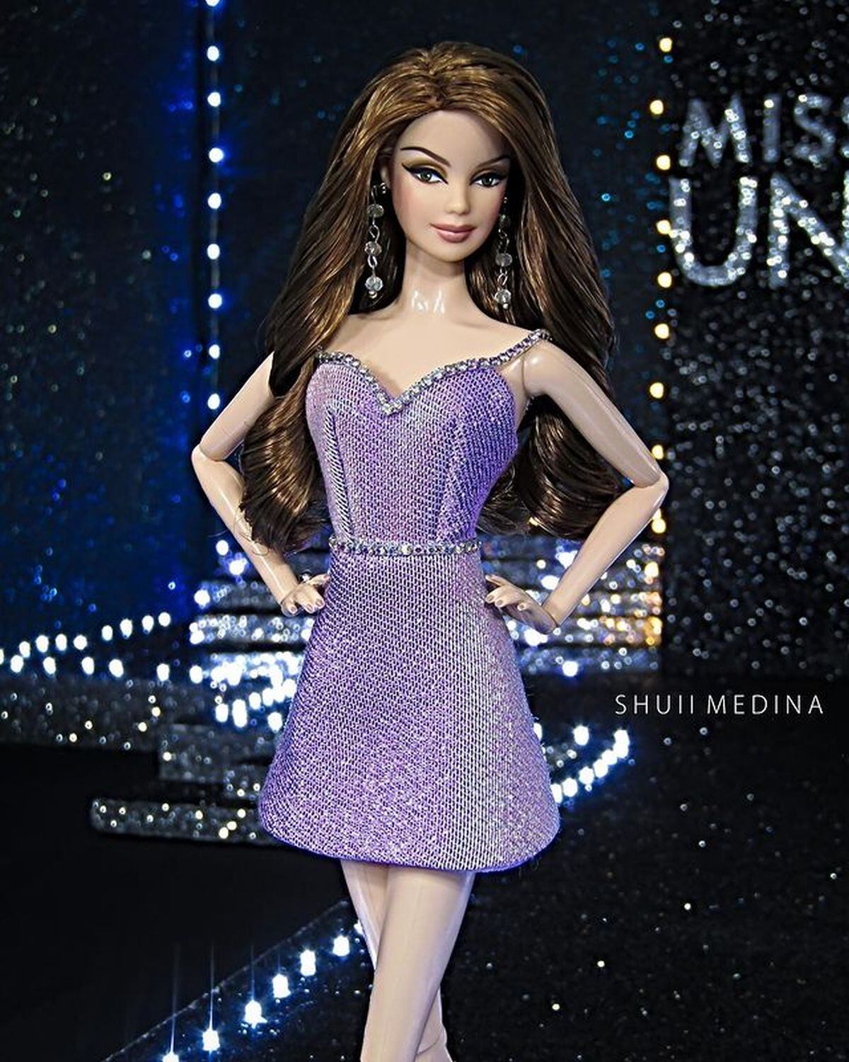 La Miss Paraguay en estilo Barbie (Foto: Shuii Medina / Instagram)