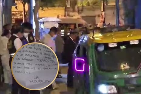 Breña: Falso pasajero mata a mototaxista y deja carta de ‘La Federación’