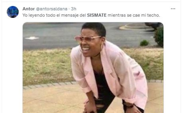 Los memes de la alerta del SISMATE (Foto: Twitter)