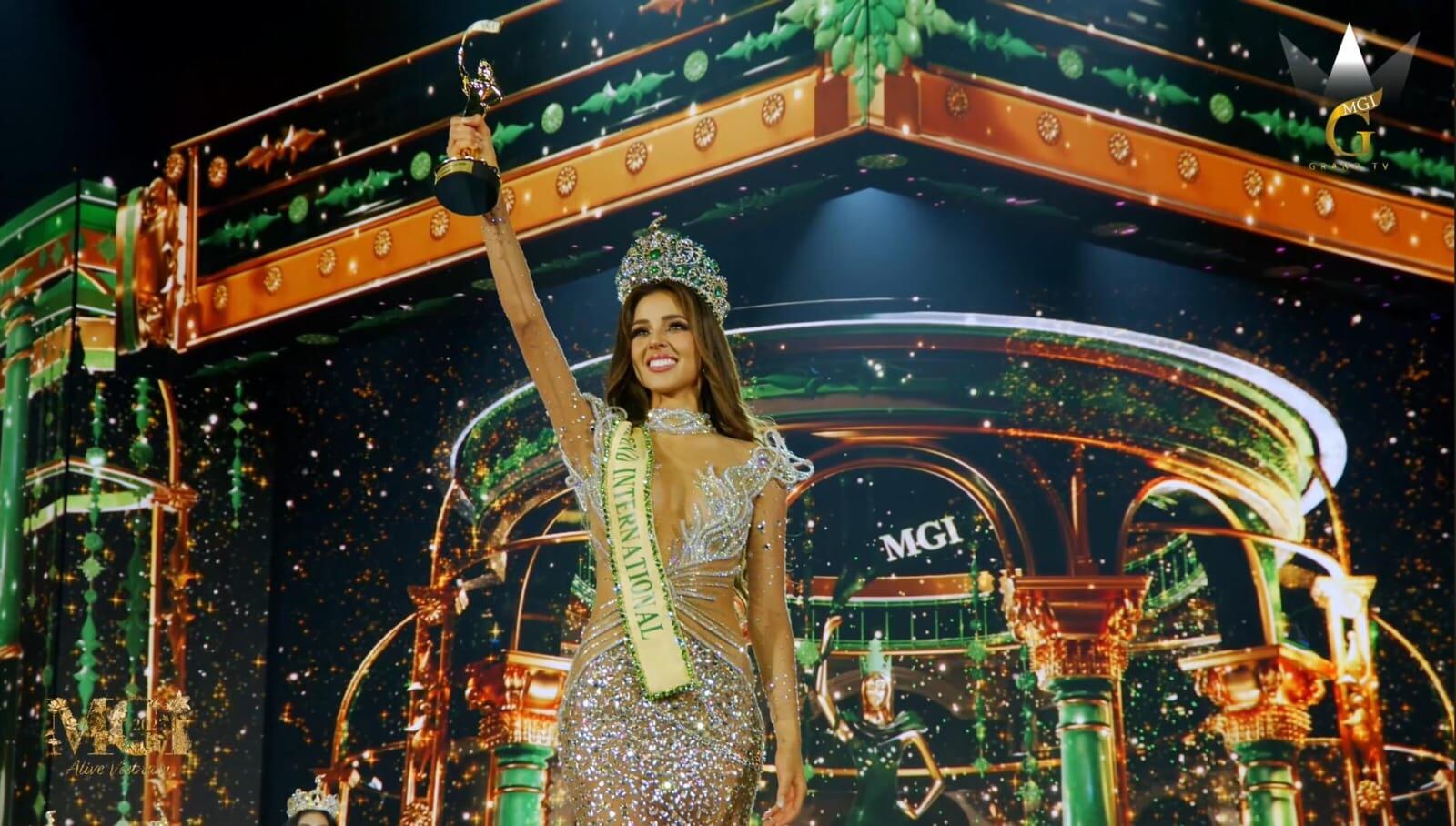 Luciana Fuster en el Miss Grand International. (Foto: Difusión)