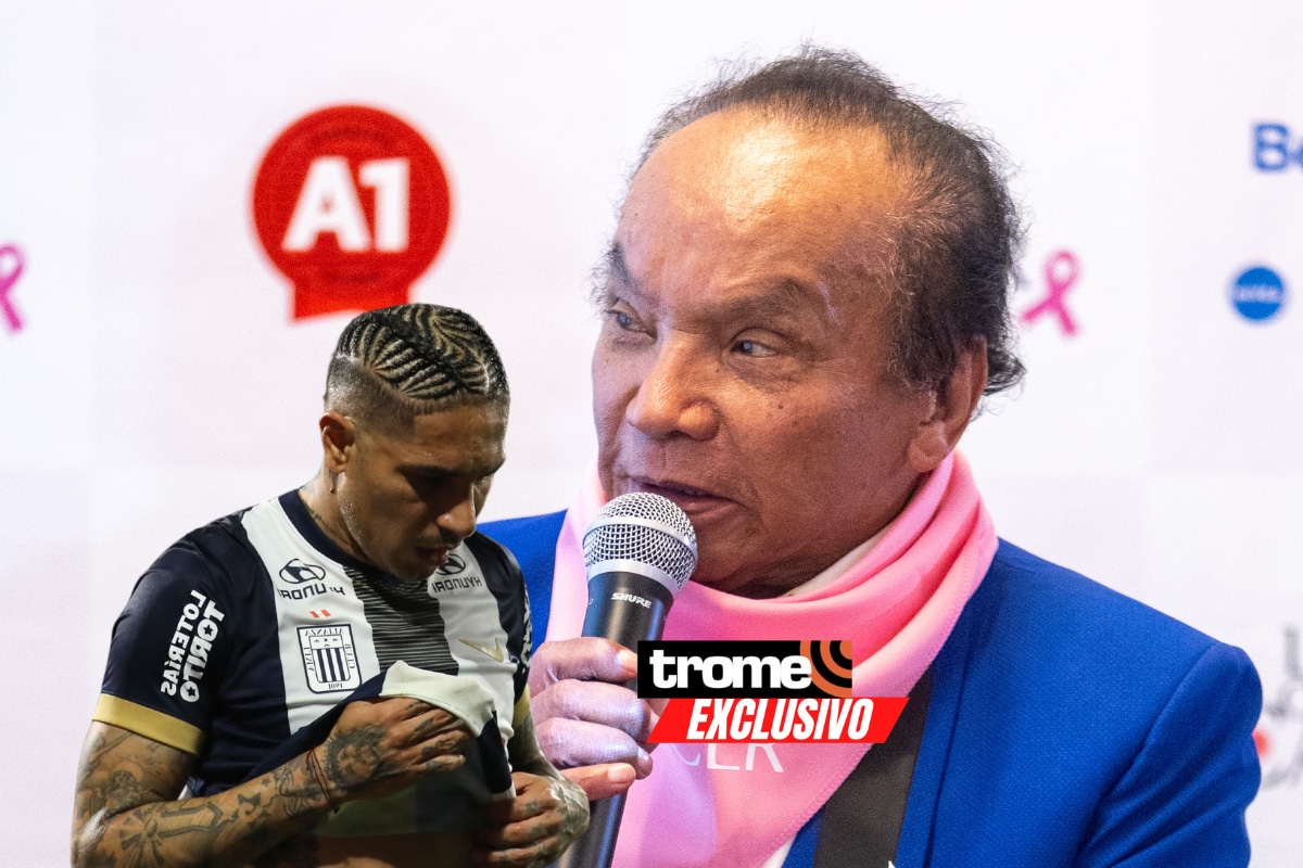 Melcochita y Paolo Guerrero