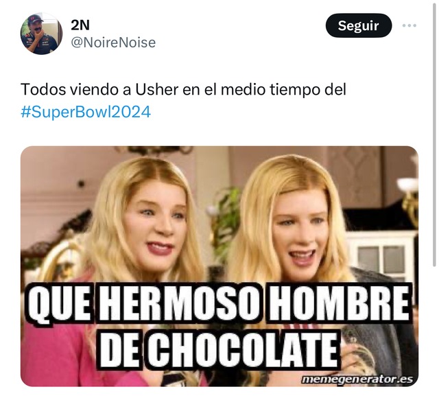 TROME | Los memes del 'halftime show' de Usher en el Super Bowl 2024 (Fotos: Twitter)