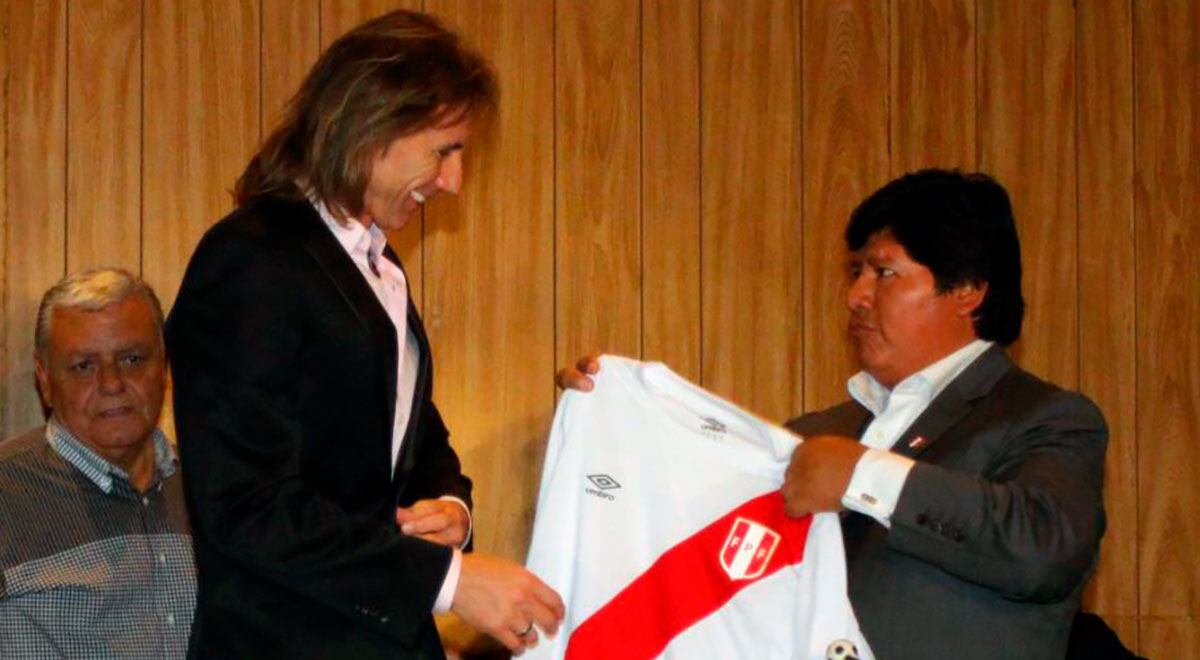 Ricardo Gareca fue elegido DT de Perú cuando Edwin Oviedo era presidente de la FPF. (Foto: GEC)