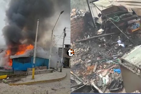 Villa El Salvador: Un incendio consume varias viviendas y deja a cinco familias sin hogar | VIDEO