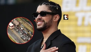 ¡Furor por Bad Bunny! Fanáticos hacen largas colas fuera del Estadio Nacional a pocas horas del concierto