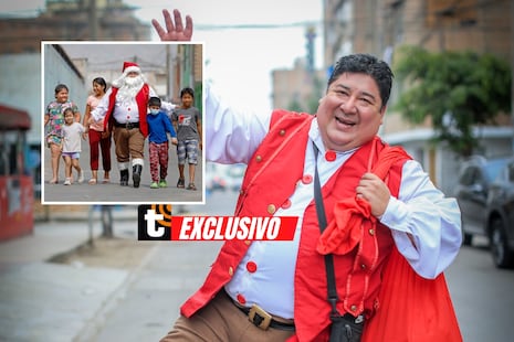 Julio Arroyo, el Papá Noel que sube cerros para que la Navidad llegue a todos los niños