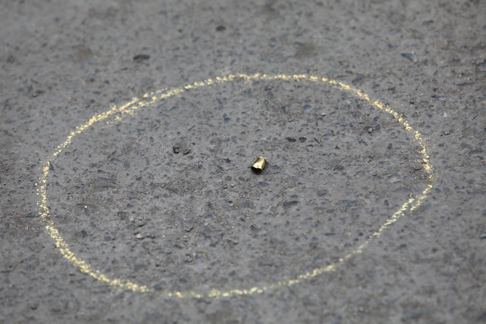 En el lugar se hallaron cinco casquillos. | Foto: Gonzalo Córdova