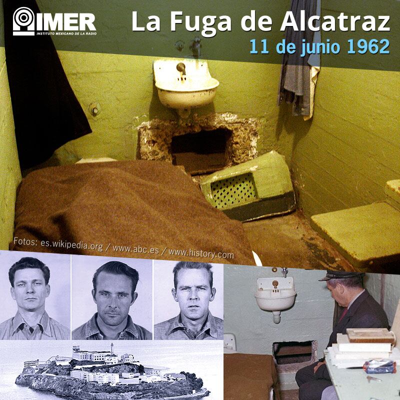 Fuga de Alcatraz. Foto: Internet.