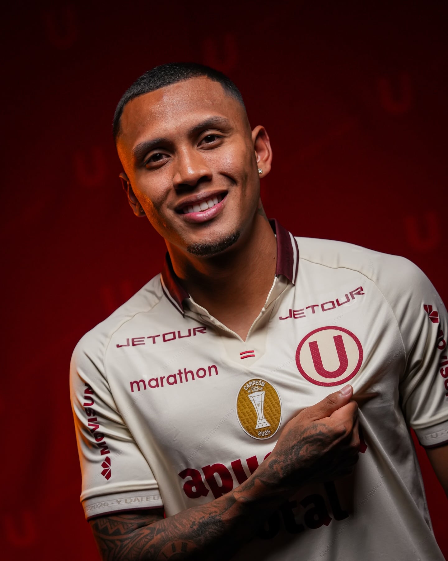 Bryan Reyna volvió a la convocatoria de Universitario.(@universitario1924)