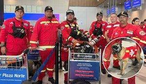 Equipo especial USAR de los Bomberos partió rumbo a Venezuela a buscar sobrevivientes de sismo
