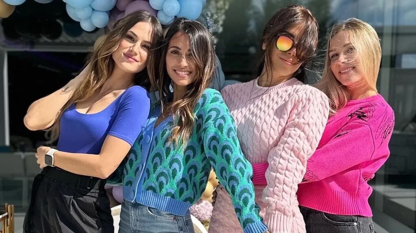 Antonela Roccuzzo, Daniella Semaan, Coral Simanovich y Romery Ventura (Foto: Elena Galera/ Instagram)