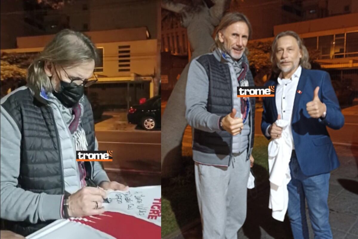 Gareca peruano y otros hinchas representativos cuentan cómo se dio el encuentro con el 'profe Ricardo Gareca. (Entrevista: Isabel Medina / Trome Compos.)