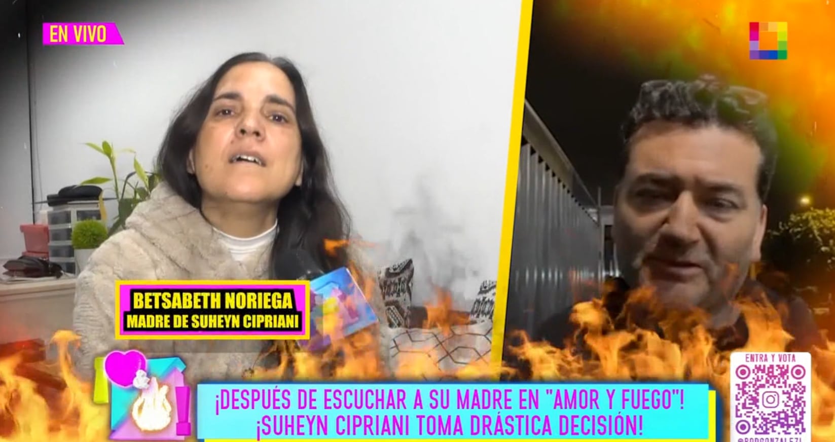 Madre de Suheyn Cipriani afirma que sacó sola a sus hijos y su expareja fue un padre ausente.