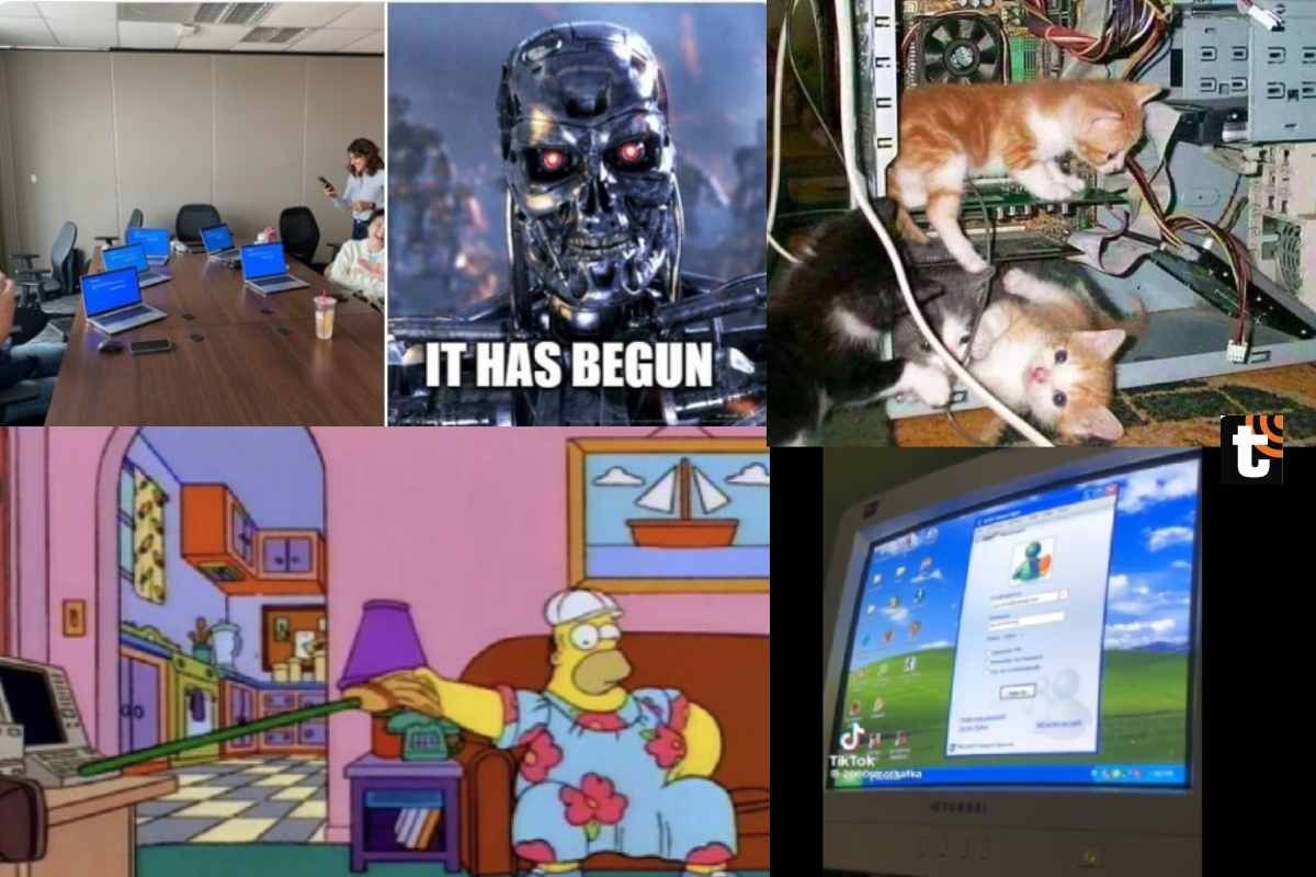 No te pierdas los mejores memes que dejó la caída de Microsoft. (Redes sociales)