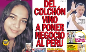 MUERTITA DEL COLCHÓN VINO A PONER NEGOCIO AL PERÚ