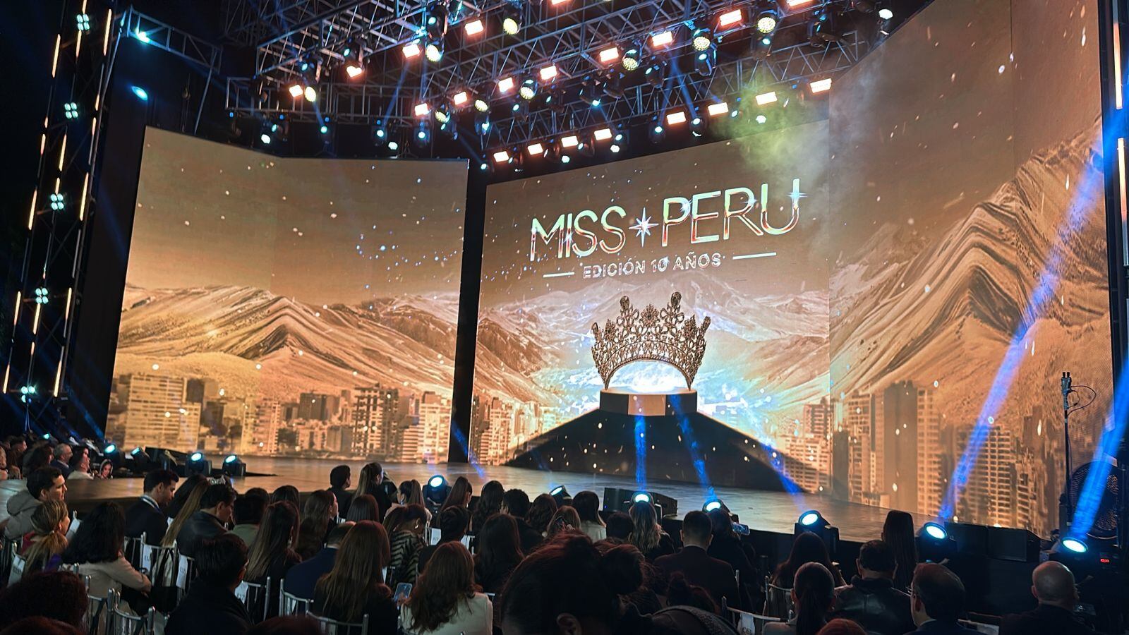 Escenario del Miss Perú 2024 en el Callao. Foto: Percy Vargas: Trome