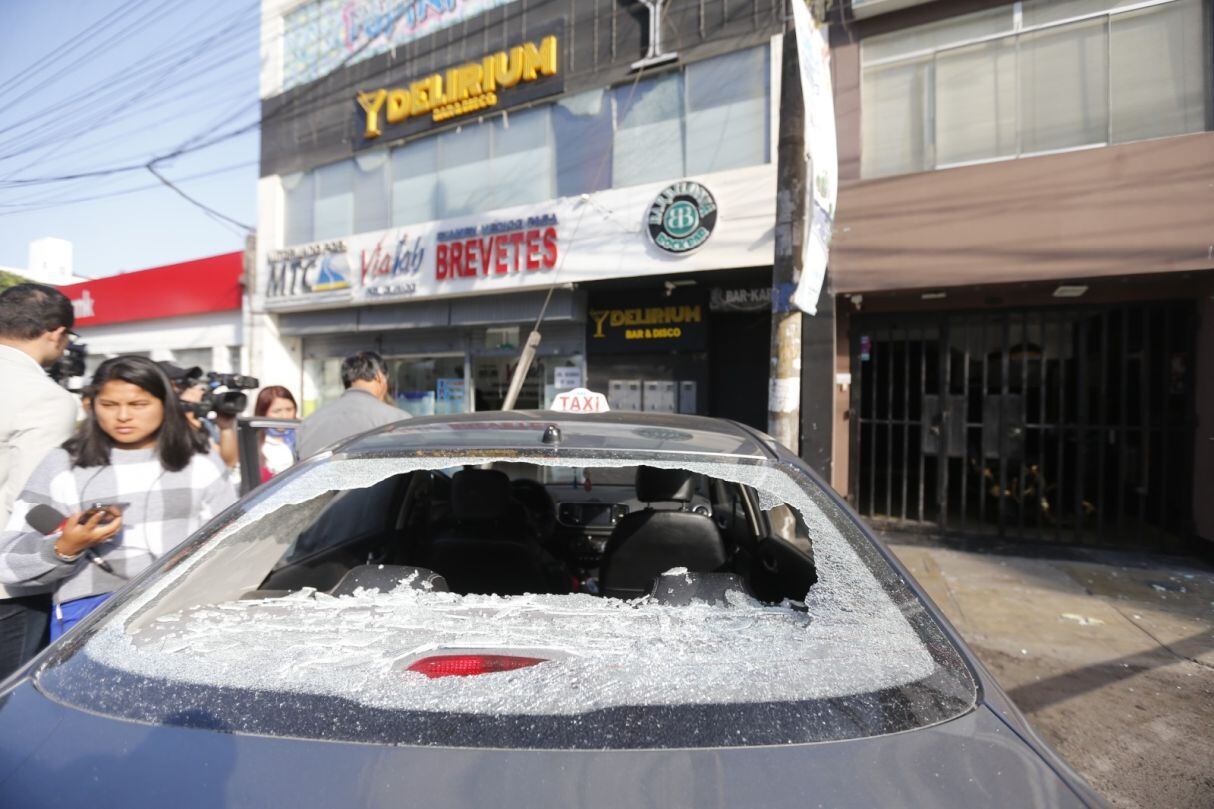 En la zona de Risso, dos personas resultaron heridas producto de la detonación. (Foto: Joseph Ángeles /@ foto.gec)