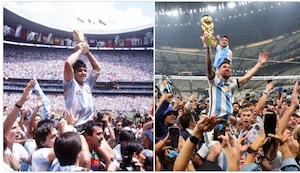 La dura vida de Maradona y los goles de Messi