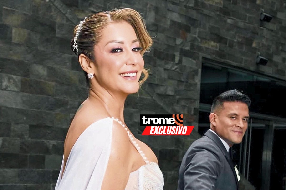 Karla Tarazona se casó con Christian Domínguez