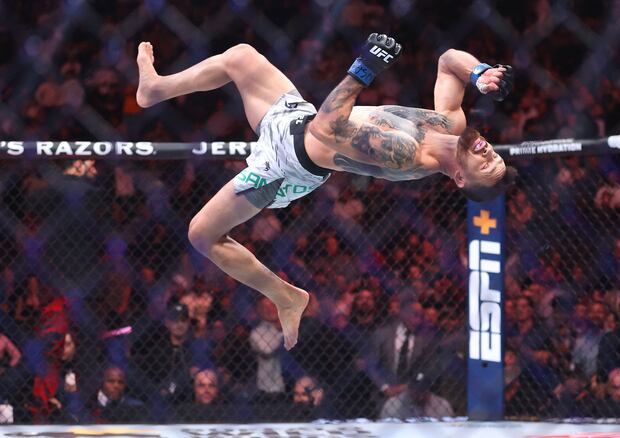 Serio candidato a nocaut del año en UFC 313. (Agencias)