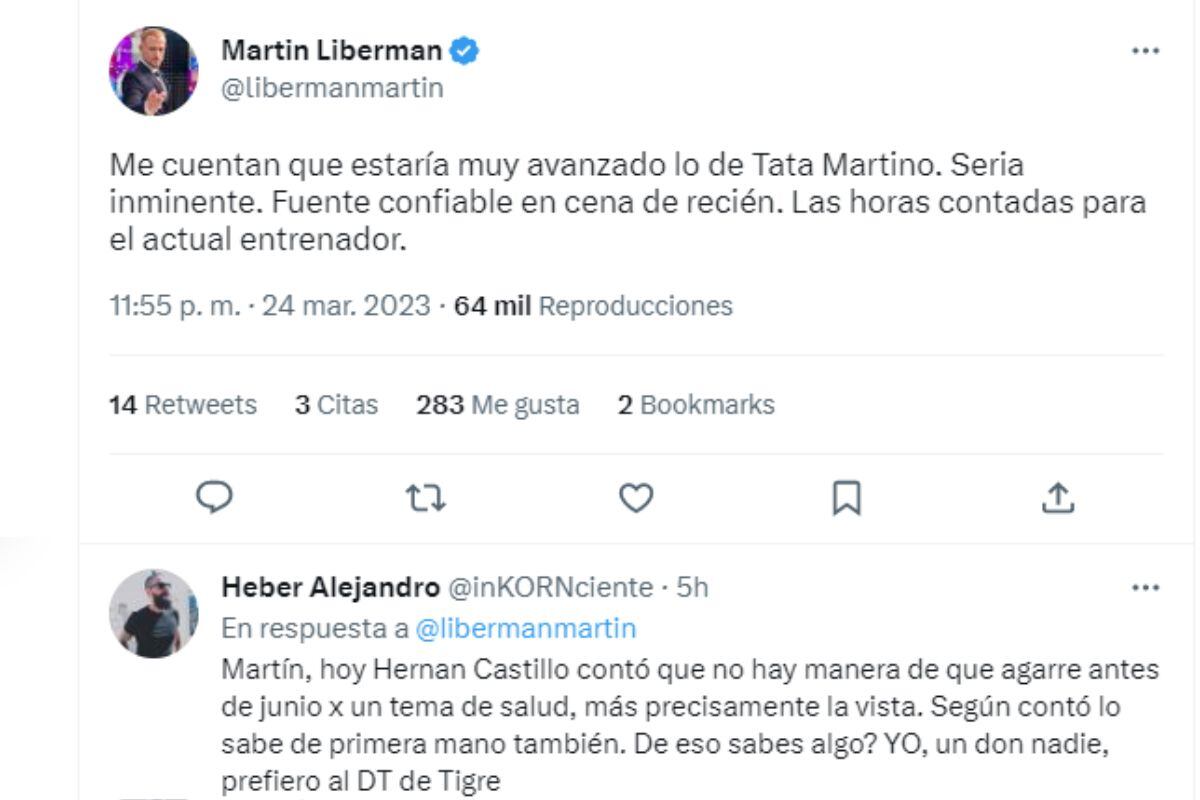 Martín Liberman cuanta sobre acercamento de Boca Juniors al 'Tata' Martino (@libermanmartin)