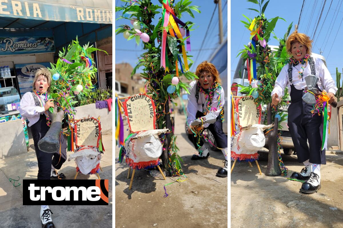 Payasito 'Chapita' realiza shows con yunza y toro loco en diferentes eventos