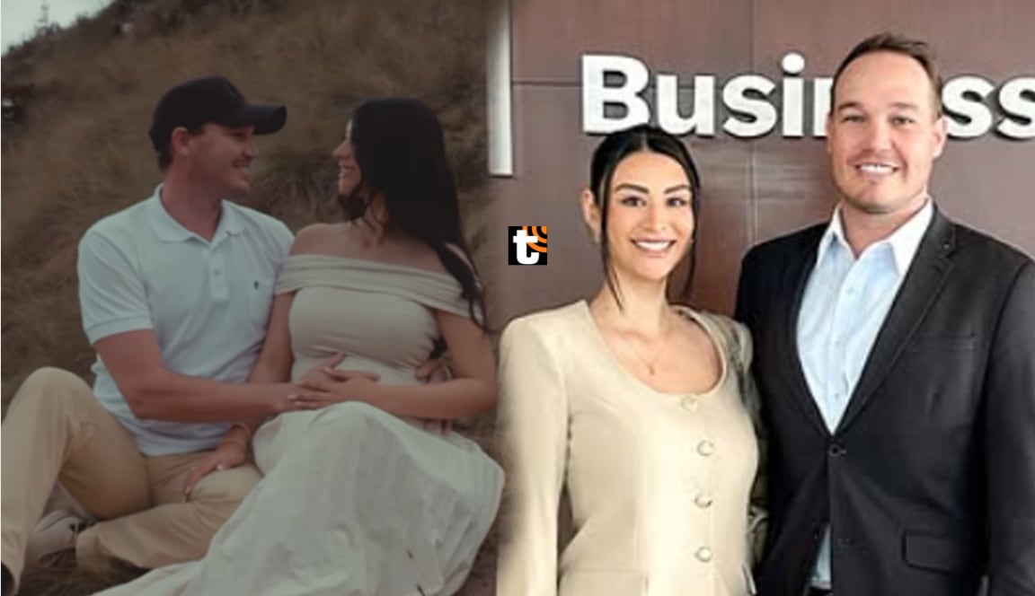 George Forsyth y su esposa Sonia La Torre cuando anunciaron que sería papás.