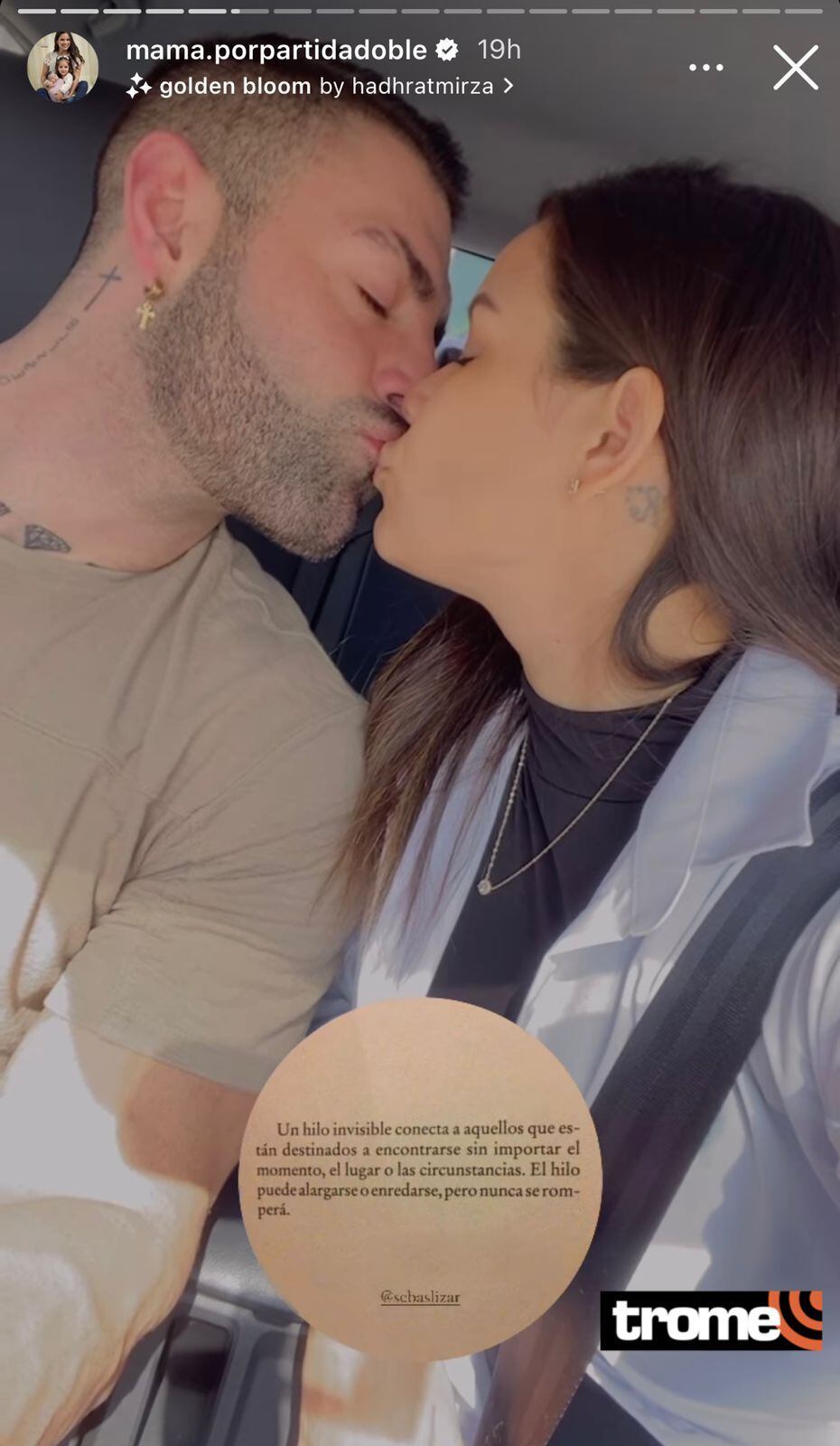 Andrea San Martín y su saludo a Sebastián en el Día del Padre