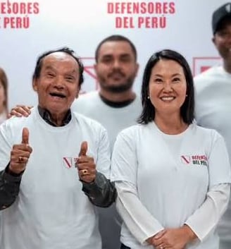 Keiko Fujimori y Melcochita