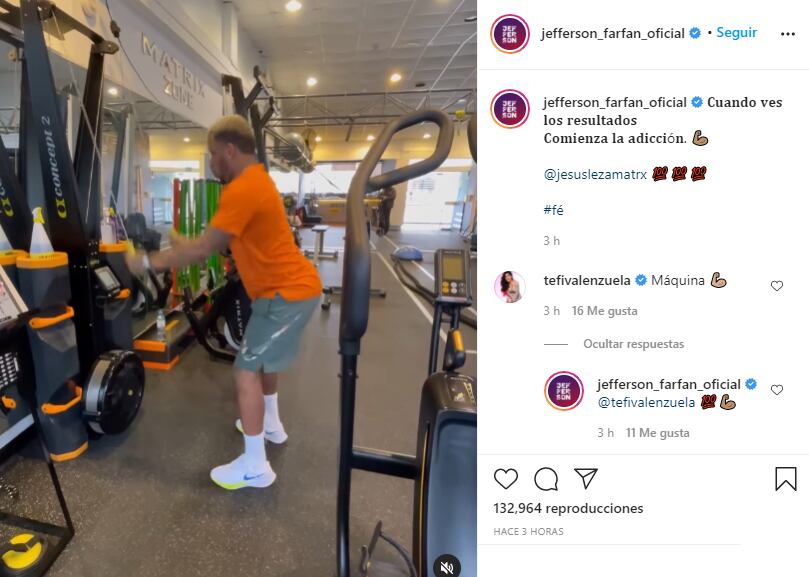 Jefferson Farfán y su cercanía con Tefi Valenzuela. Foto: Instagram