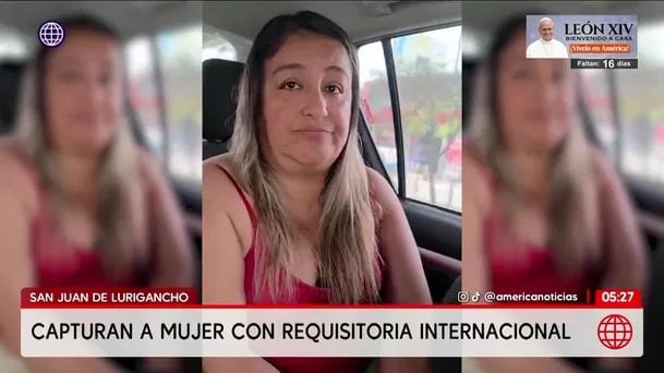 Capturan en SJL a mujer buscada por la justicia de EE. UU. Foto: América Noticias