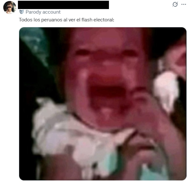 Meme tras la segunda vuelta electoral.