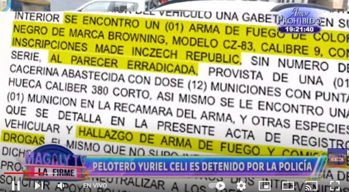 Futbolistas Yuriel Celi y Bryan Reyna fueron detenidos por presunta “posesión de arma y comiso de drogas”.