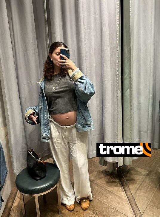 Así luce el avanzado embarazo de Doris Fundichely. Foto: Instagram