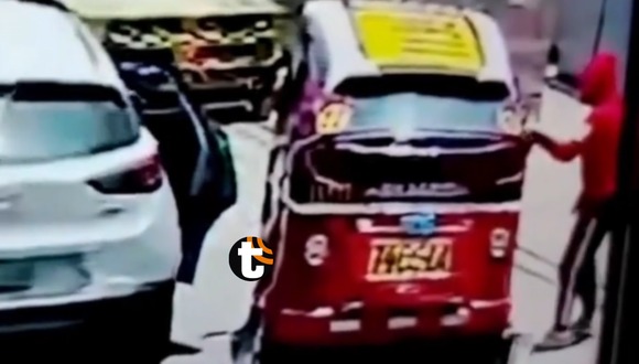 Los Olivos: Robo de dinero al salir del banco