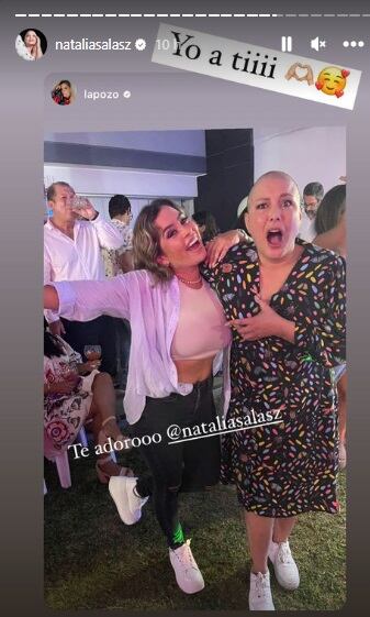 Natalia Salas realizó fiesta “celebra la vida” tras finalizar sus quimioterapias
La actriz reunió a sus amigos y familiares para celebrar que finalizó su tratamiento.