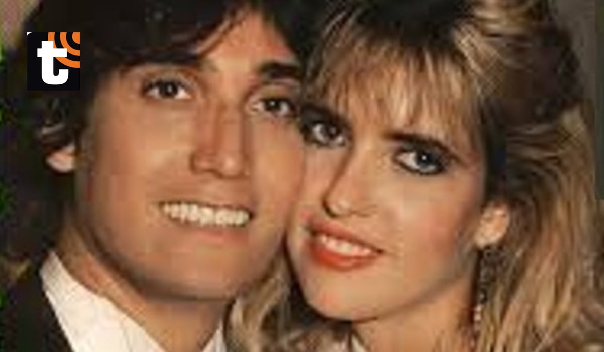 Guillermo Dávila junto a una de sus exparejas, la ex reina de belleza Rebeca Costoya. El romance duró 5 años.