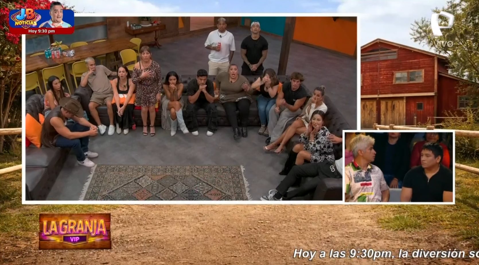 Así reaccionaron los participantes de 'La Granja vip' al enterarse del fallecimiento de Manolo Rojas.