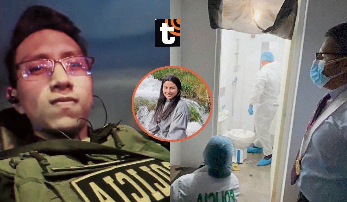 Manchas de sangre fueron halladas solo en el baño de la habitación de Darwin Condori, tras la prueba criminalística de luminol.