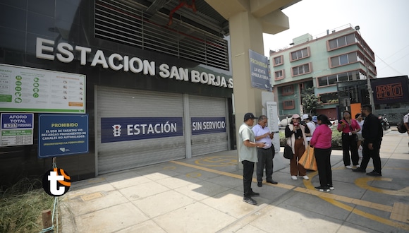 TROME - Hombre se habría arrojado a los rieles del Metro de Lima: Cierran estaciones en San Borja