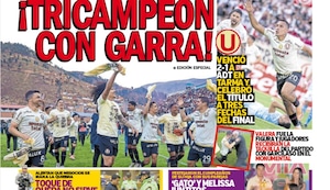 ¡TRICAMPEÓN CON GARRA!