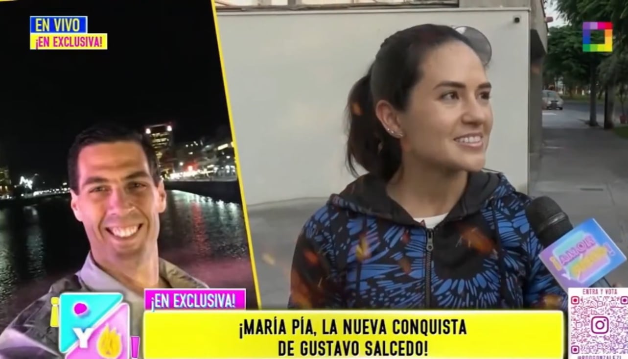 María Pía Vallejos confirma estar saliendo con Gustavo Salcedo.