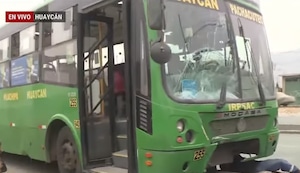 Huaycán: Motorizado muere arrollado por bus de la línea ’Lorito’ | VIDEO