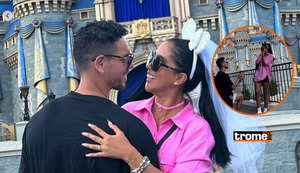 Melissa y el ‘Activador’ son troleados tras comprometerse en Disney: “Ella misma se compró el anillo”