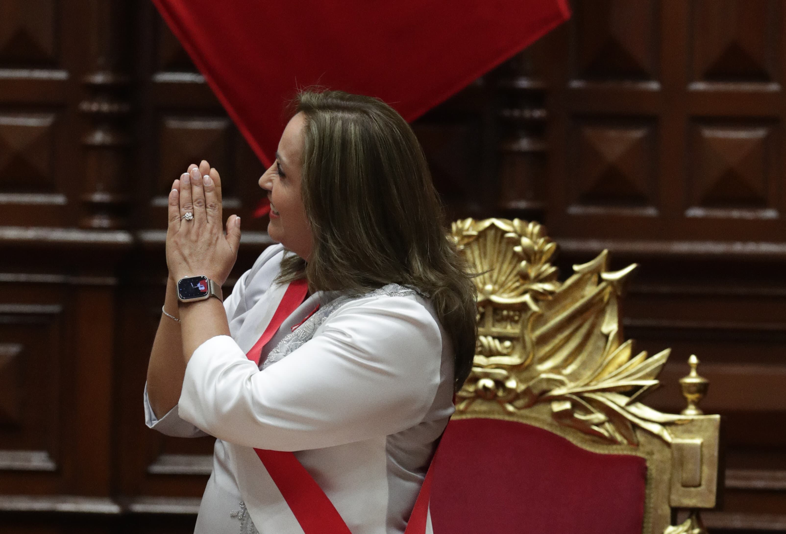Congreso de la República. Mensaje a la Nación de la Pdte. Dina Boluarte por Fiestas Patrias Foto: Alessandro Currarino / @photo.gec